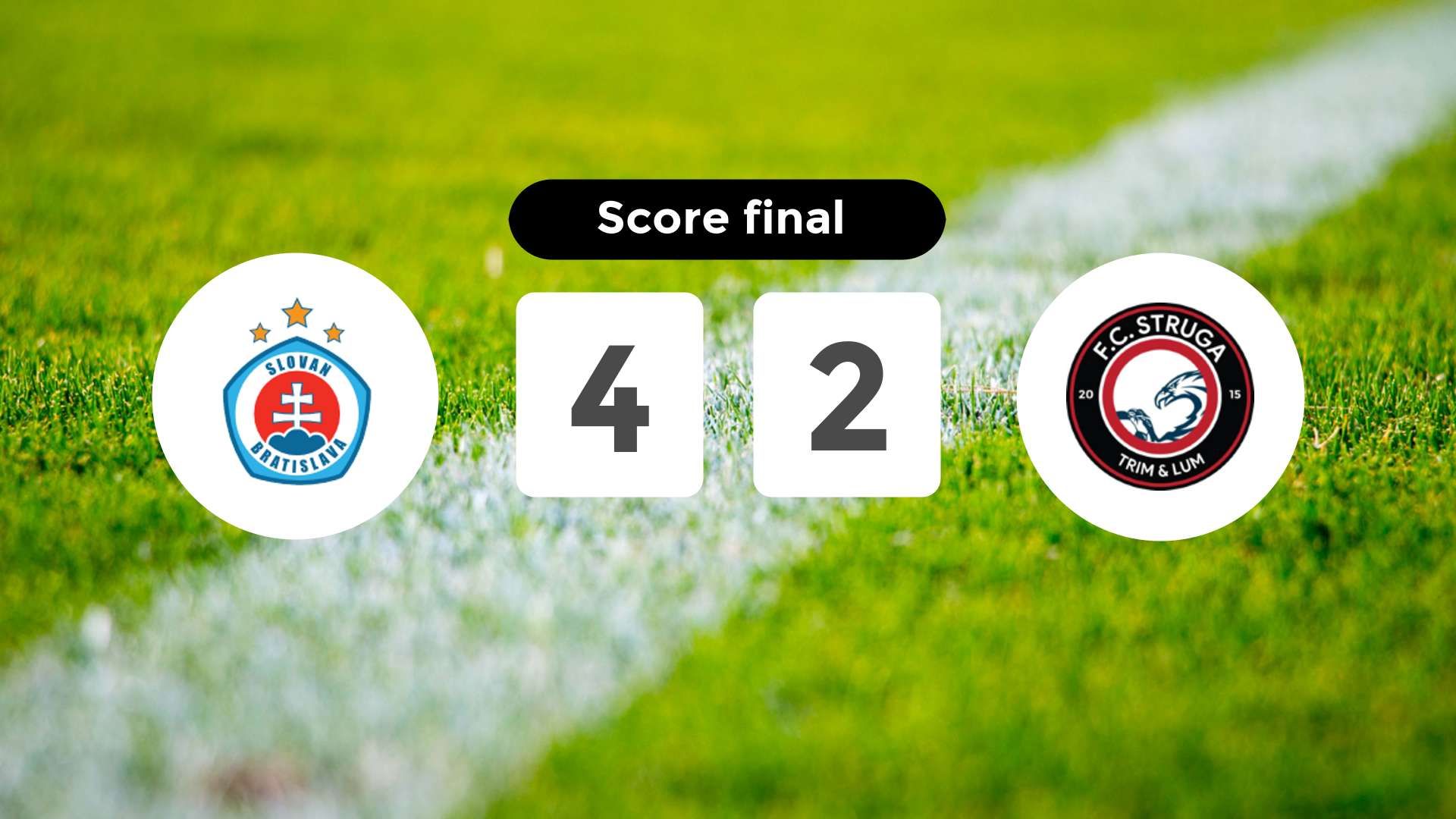 Résumé du match Slovan Bratislava vs Struga du 10 juillet 2024
