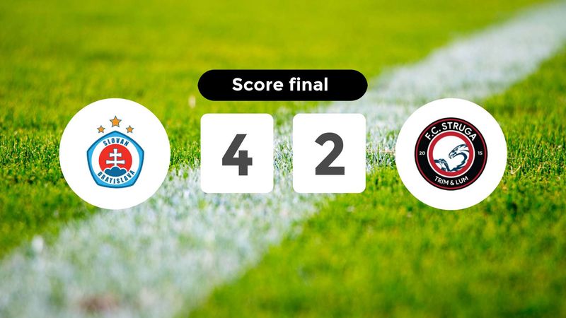 Résumé du match Slovan Bratislava vs Struga du 10 juillet 2024