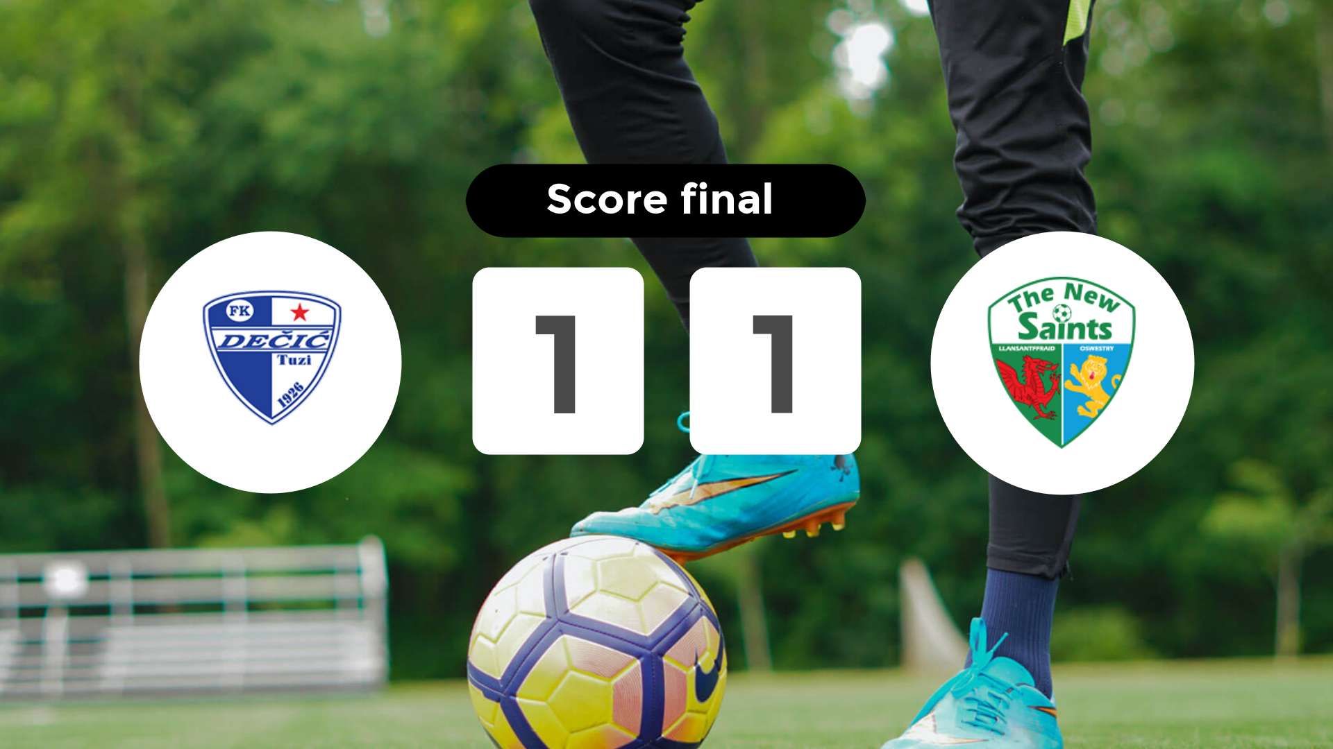 Résumé du match Dečić vs The New Saints du 16 juillet 2024
