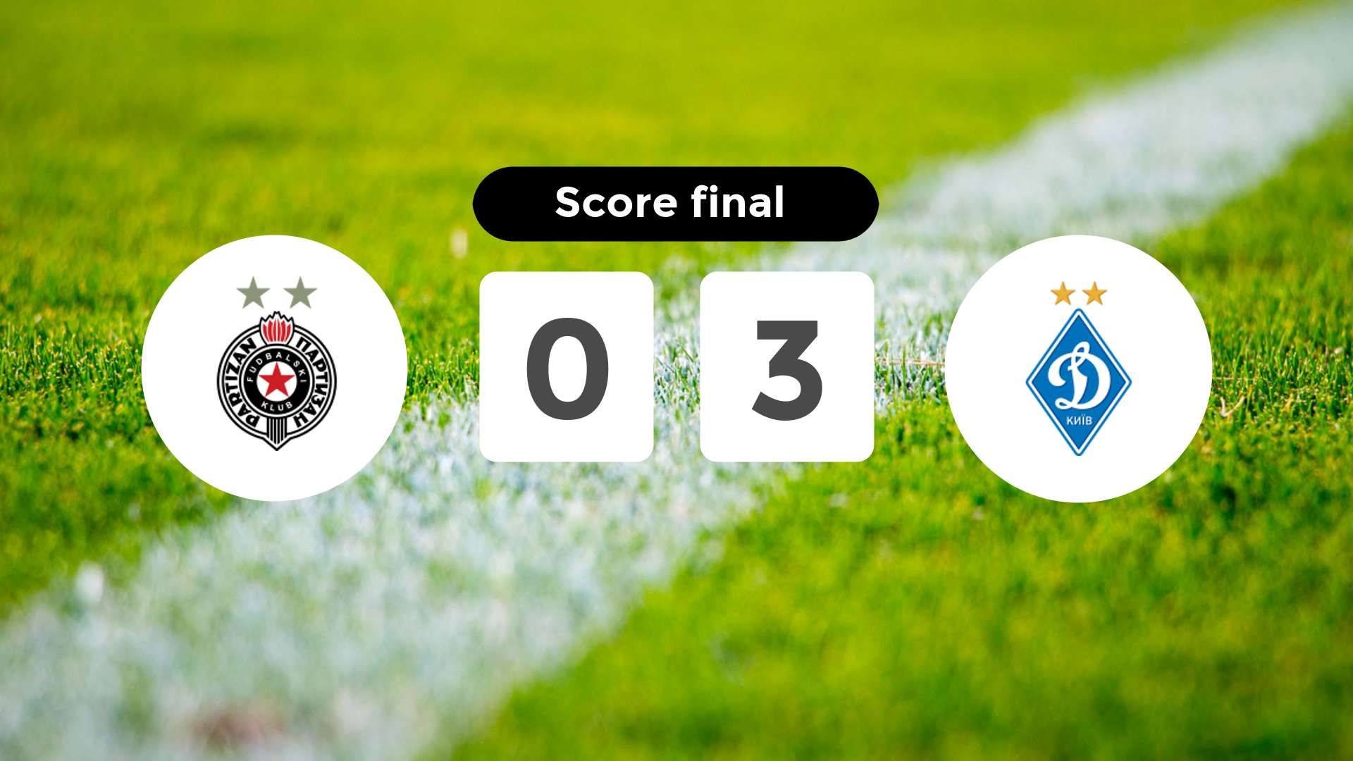 Résumé du match Partizan vs Dynamo Kyiv du 31 juillet 2024