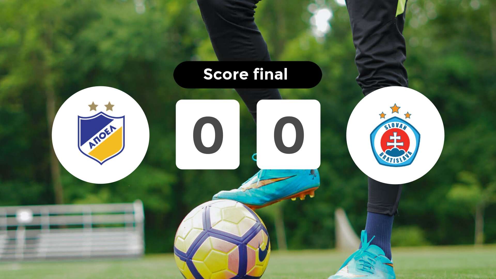 Résumé du match APOEL vs Slovan Bratislava du 13 août 2024