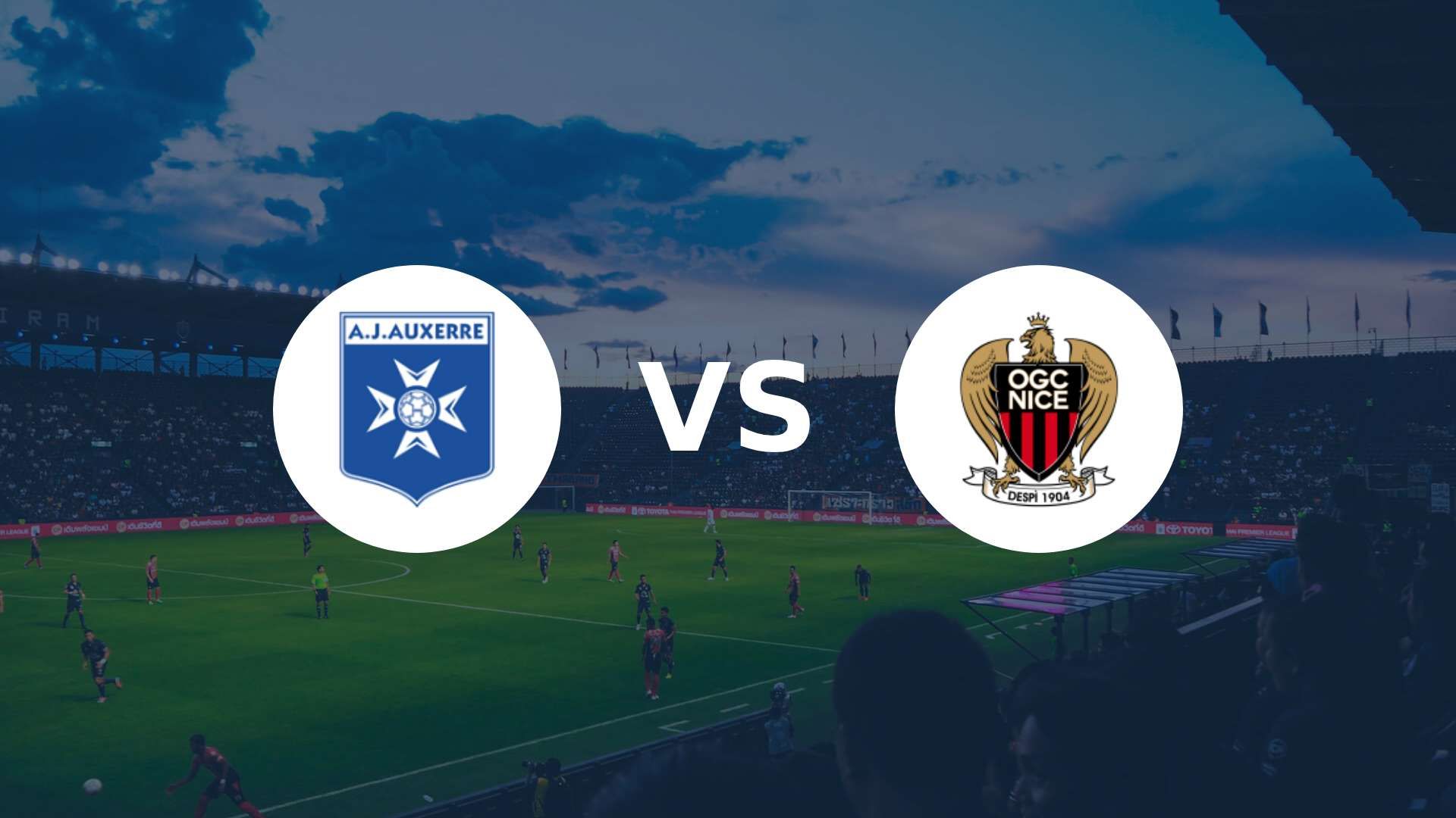 Auxerre et Nice s’affrontent dans la lutte pour le maintien