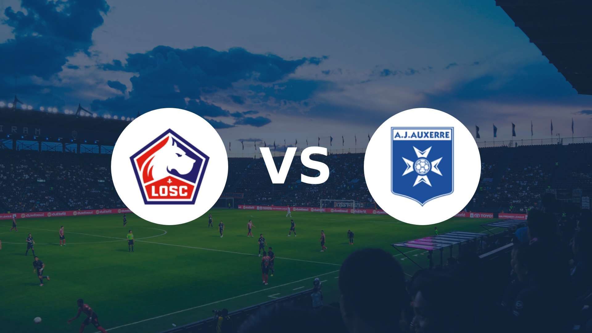 Lille veut sécuriser sa place dans le top 3 contre Auxerre