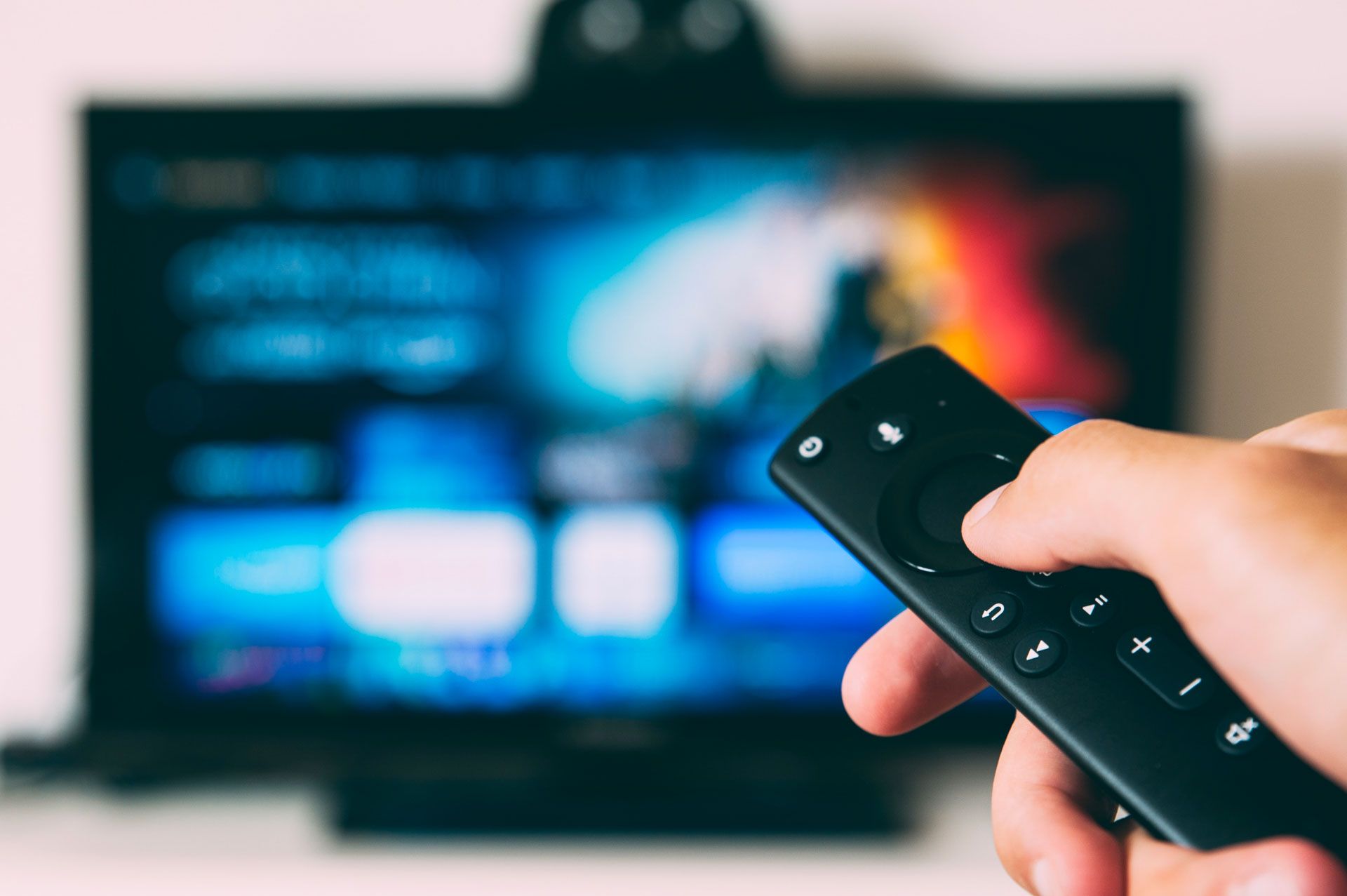 Television avec diffusion de matchs de football